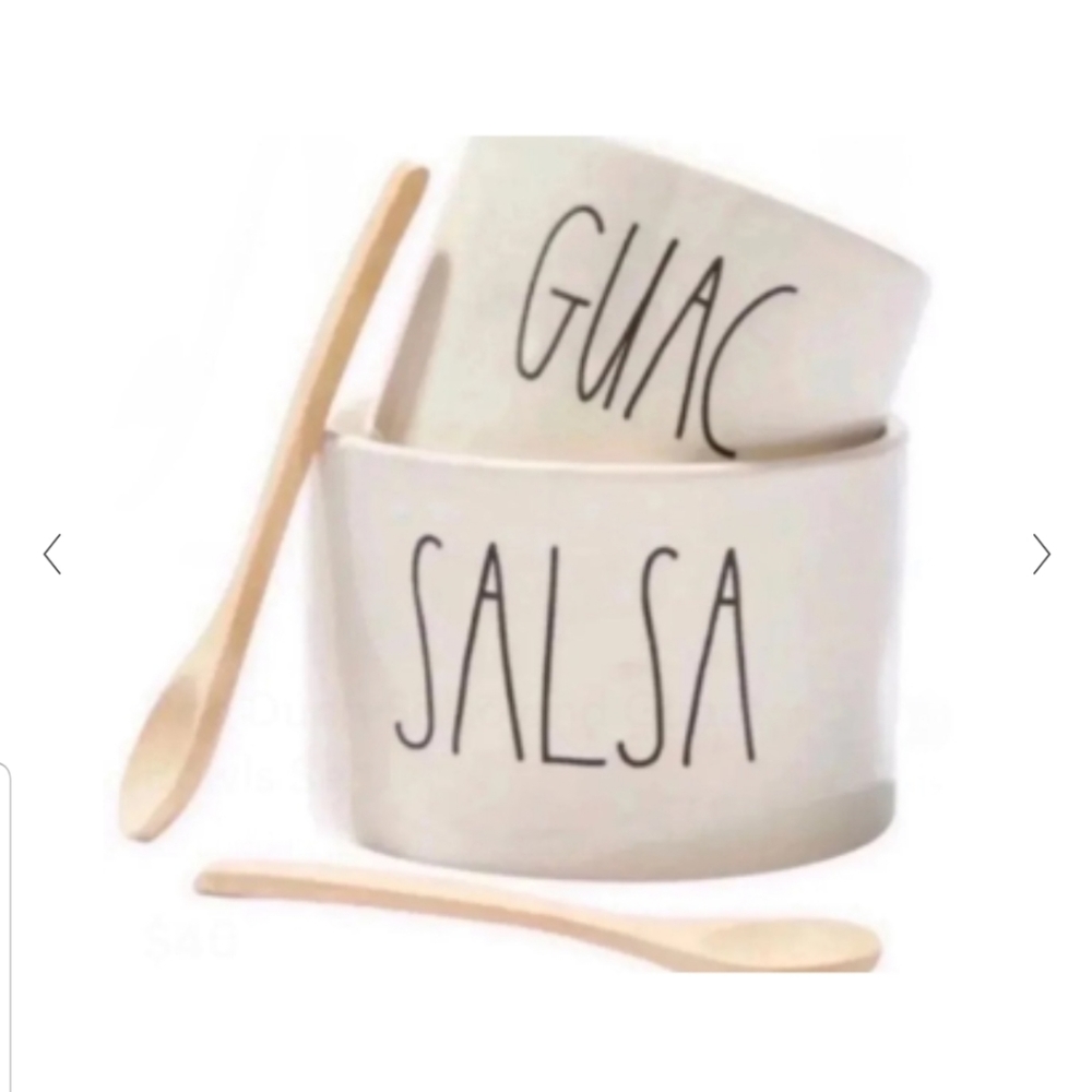 Rae Dunn Salsa and Guac Set